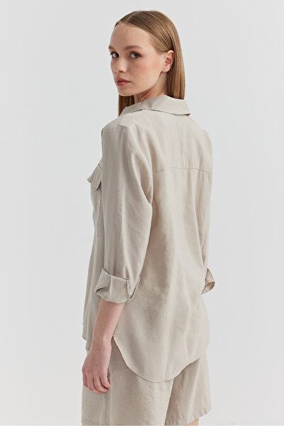 PAULMARK Γυναικείο πουκάμισο με τσέπη