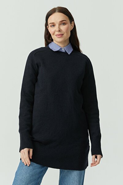 PAULMARK Γυναικείο πλεκτό τούνικ με λαιμόκοψη