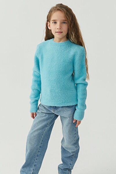 PAULMARK Girl's Soft Textured Knitwear Sweater