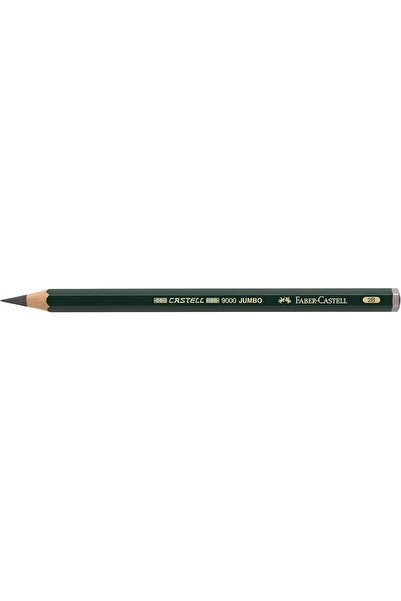 Generic Faber-Castell 9000 Jumbo Graphite Pencils 2B (Pack of 6)