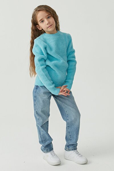 PAULMARK Girl's Soft Textured Knitwear Sweater