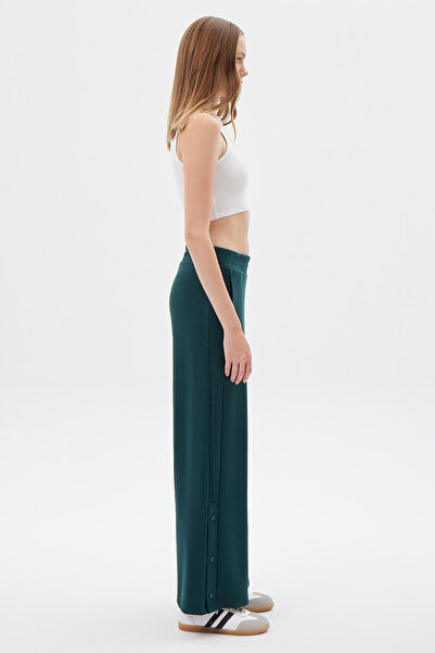 PAULMARK Γυναικείο παντελόνι με λεπτομέρεια στο πόδι