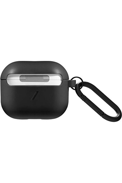 Native Union Roam Case for AirPods (3rd Gen) – Smooth Minimalist Case with Clip (Black)