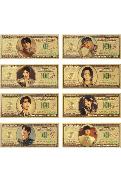 Generic علامات مرجعية ذهبية بإصدار محدود - منتجات ستراي كيدز كي-بوب (٨ قطع مز...