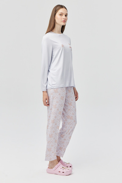 PAULMARK Γυναικείο μακρυμάνικο σετ πιτζάμες