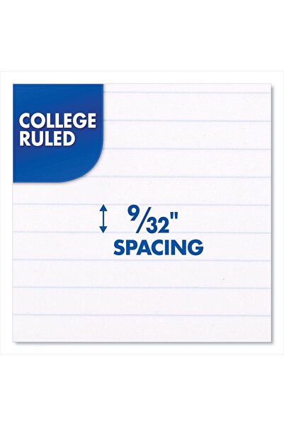 Mead Spiral Notebooks Single-Subject 70 Sheets, 10.5×8 in, Pack of 6, Assorted Colors