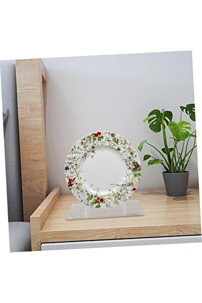 Slasa Acrylic Display Stand for Pictures Books Plates Clear Holder 15x14x10 cm