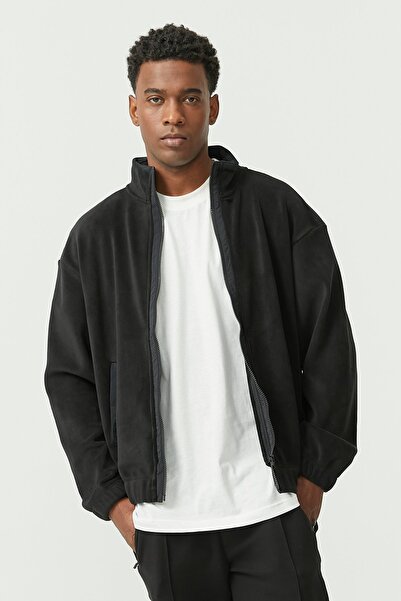 PAULMARK Ανδρικό παλτό από φλις λεπτό και ελαφρύ