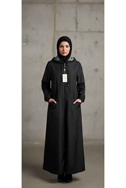 MODA معطف طويل بقلنسوة كامل الطول