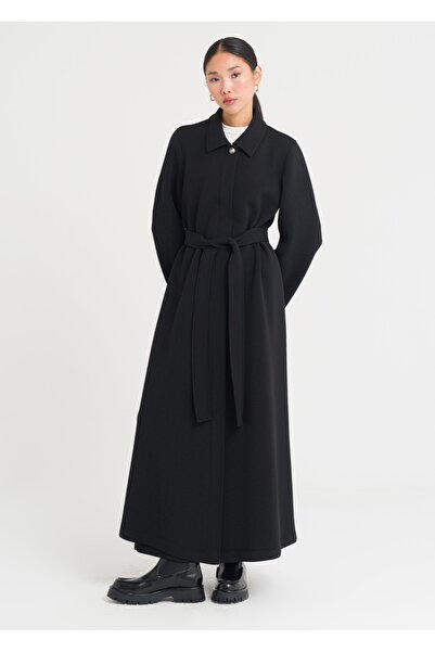 Armağan Düğme Kapama Kemerli Pardesü