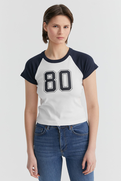 PAULMARK Μπλουζάκι με ανάμεικτα χρώματα κοτλέ