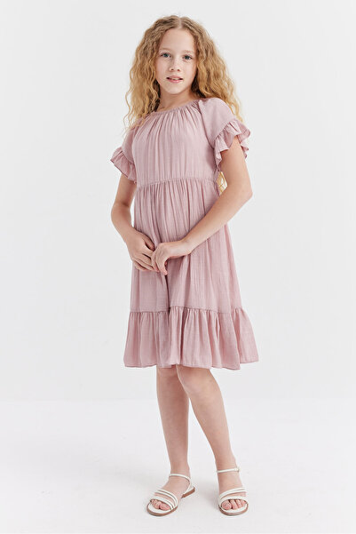 PAULMARK Φόρεμα για κορίτσια με κορδόνι στη μέση