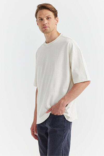 PAULMARK Men's Crew Neck Oversize T-shirt