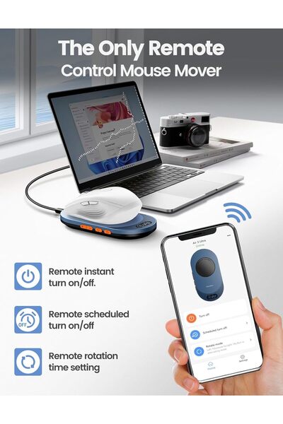 VAYDEER Jiggler Air 3 Ultra Mouse Silent, LED, timer, app control