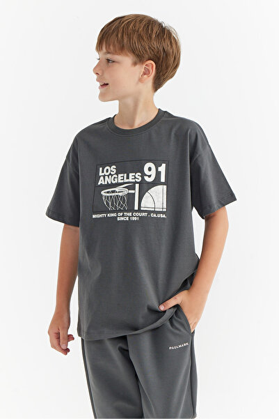 PAULMARK Baschet pentru băieți cu tematică tricou