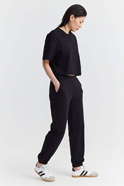 PAULMARK Women's Sweat Bottoms with Elastic Waist and Legs