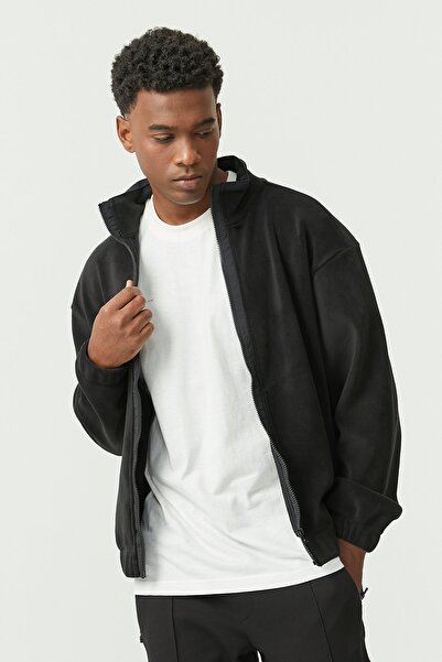 PAULMARK Ανδρικό παλτό από φλις λεπτό και ελαφρύ