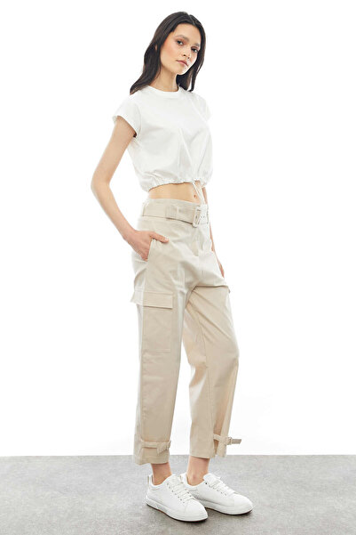 PAULMARK Kemer Detaylı Yandan Cepli Pantolon
