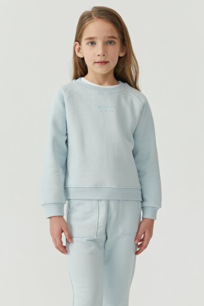 PAULMARK Girl's Basic Sweat Top