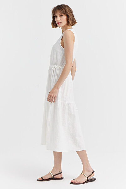 PAULMARK Жіноча сукня середньої довжини з текстурою