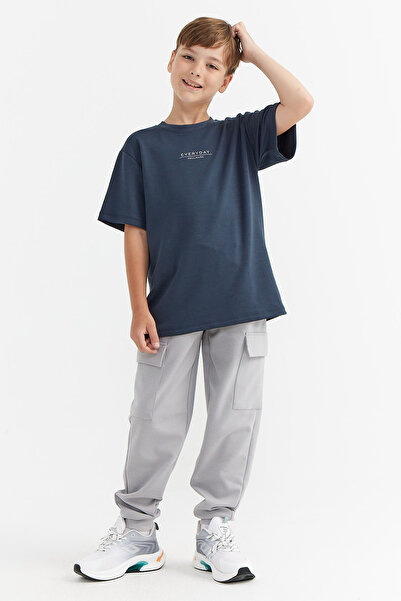 PAULMARK طقم سويت شيرت للأولاد مكون من جيب جانبي كبير قطع