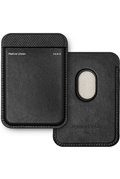Native Union محفظة (Re)Classic - حامل بطاقات متوافق مع MagSafe (أسود)
