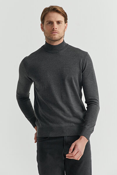 PAULMARK Ανδρικό πλεκτό πουλόβερ Half Fisherman