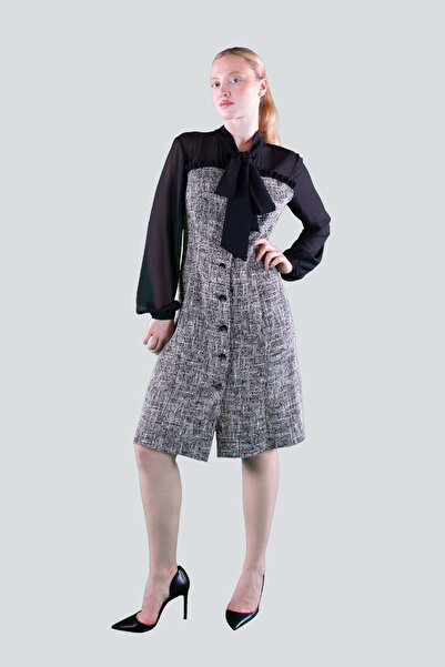 IDYL Collar Bow Tie Dress