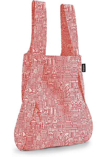 Notabag - حقيبة ظهر وحقيبة حمل قابلة للطي ومقاومة للماء 2 في 1 (حقيبة ظهر/كتف...