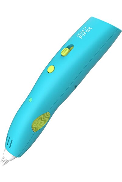 myFirst Golden Toys 3D Pen Make - Blue, Multicoloured, 9 Color Filaments, Stickers, Templates