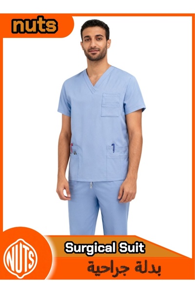 me-nimal Unisex Medical Scrubs Set, Top & Pants Uniform