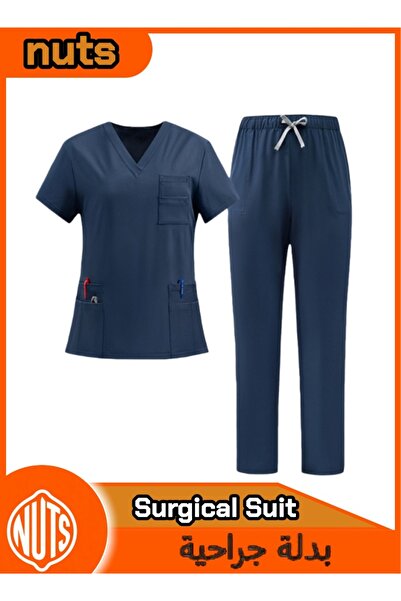 me-nimal Unisex Medical Scrubs Set, Top & Pants Uniform