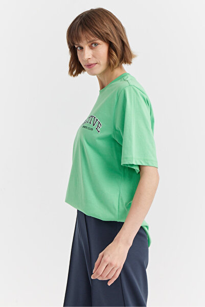 PAULMARK Women's Text Printed T-shirt