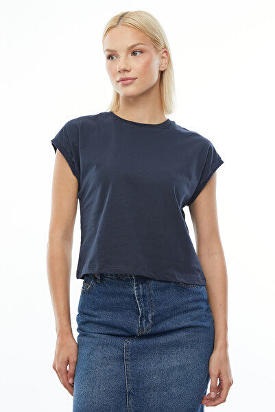 PAULMARK Shoulder Detailed T-shirt
