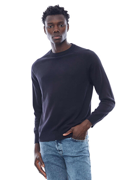 PAULMARK Πλεκτό πουλόβερ με λαιμόκοψη