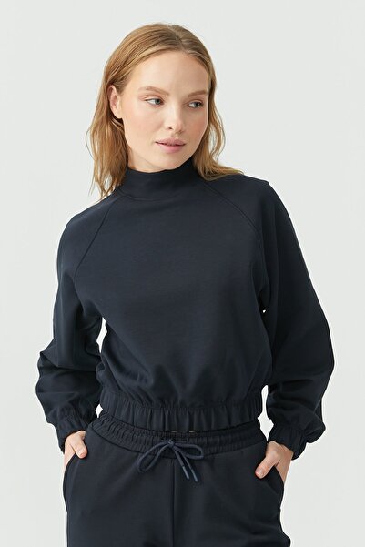 PAULMARK Γυναικείο μπλουζάκι με ελαστικό άκρο φούστας