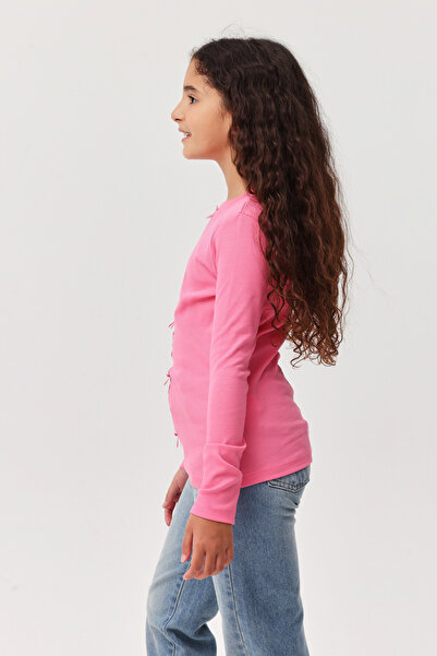 PAULMARK Μπλούζα με λεπτομέρεια κορδέλας για κορίτσια