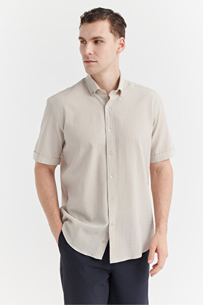 PAULMARK Ανδρικό κοντομάνικο πουκάμισο