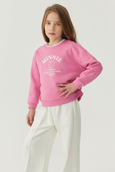 PAULMARK سويت شيرت بناتي مطبوع