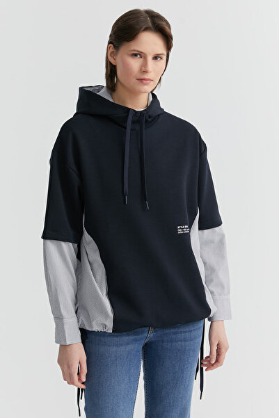 PAULMARK Жіночий деталізований світшот з капюшоном