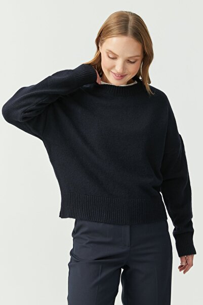 PAULMARK Γυναικείο Πλεκτό πουλόβερ με λαιμόκοψη