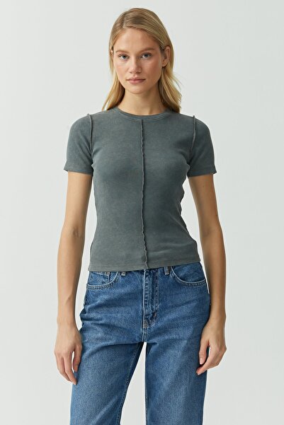 PAULMARK Women's Reverse Stitch T-Shirt