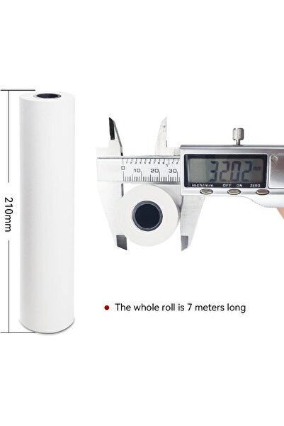 genernic NYEAR A4 Thermal Paper - 3 Rolls (210 mm x 7 m, 3 cm core), 24 sheets/roll