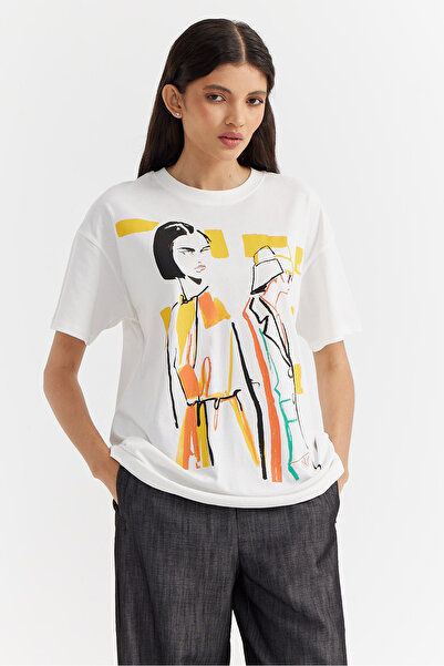 PAULMARK Γυναικείο μπλουζάκι με στάμπα