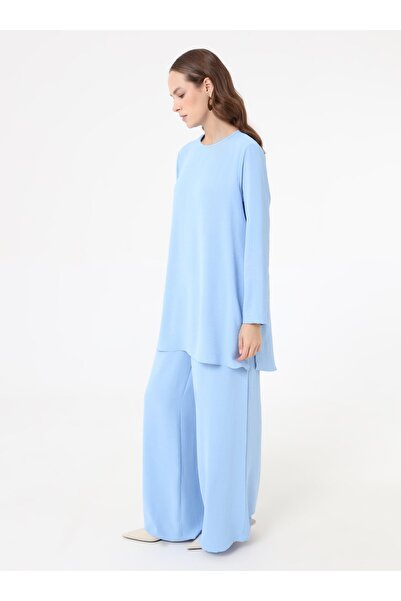 Refka Aerobin Basic Tunic&Pants Double Set - Blue -