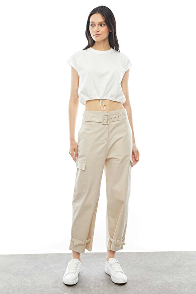 PAULMARK Kemer Detaylı Yandan Cepli Pantolon
