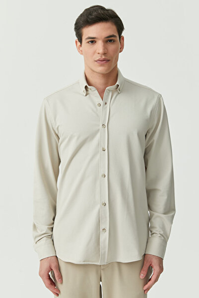 PAULMARK Κανονικό πουκάμισο με κουμπιά στο γιακά