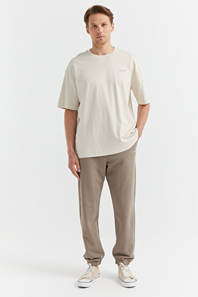 PAULMARK Men's Tie-Waist Sweat Bottoms with Elasticated Legs