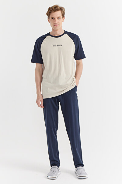 PAULMARK Men's Short Sleeve Pajama Set