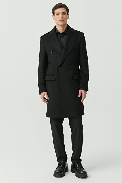 PAULMARK Men's Swallow Collar Coat